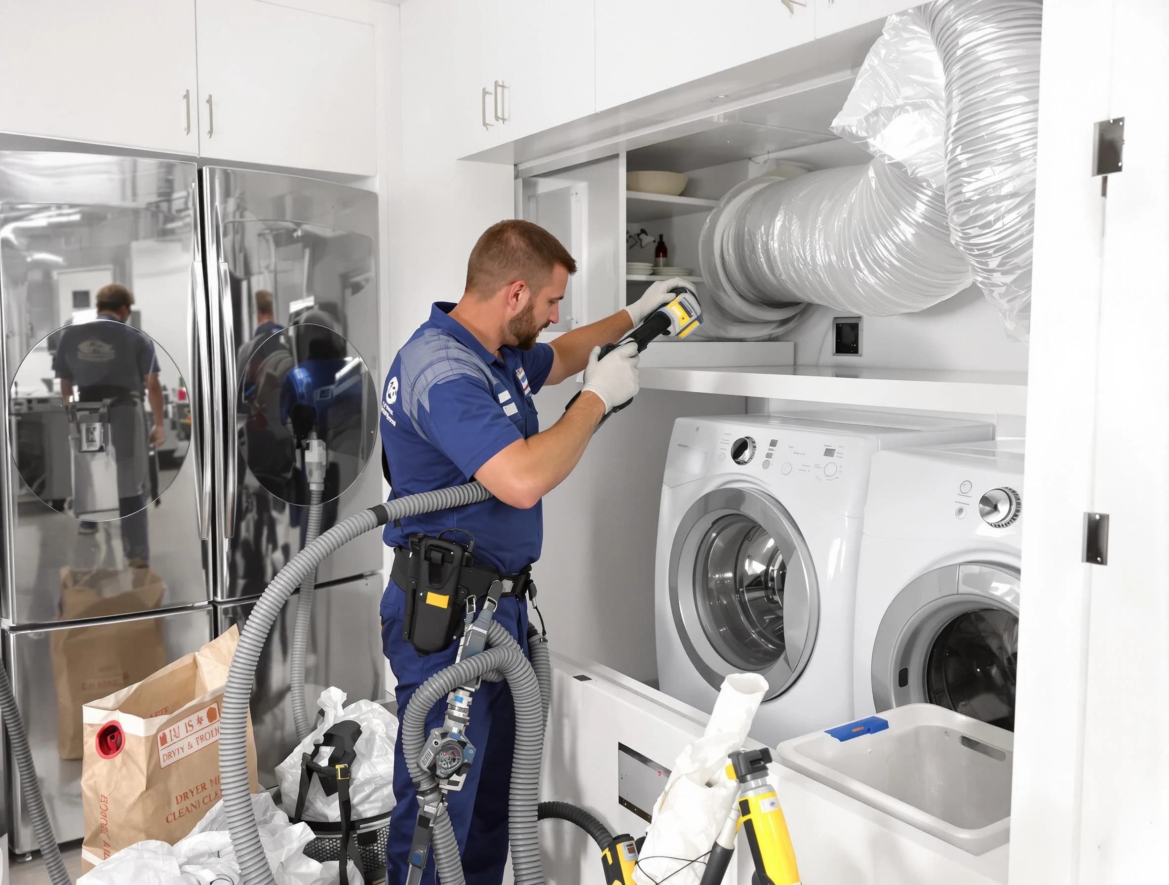 Professional duct cleaning by Meridian Dryer Vent Cleaning in Meridian
