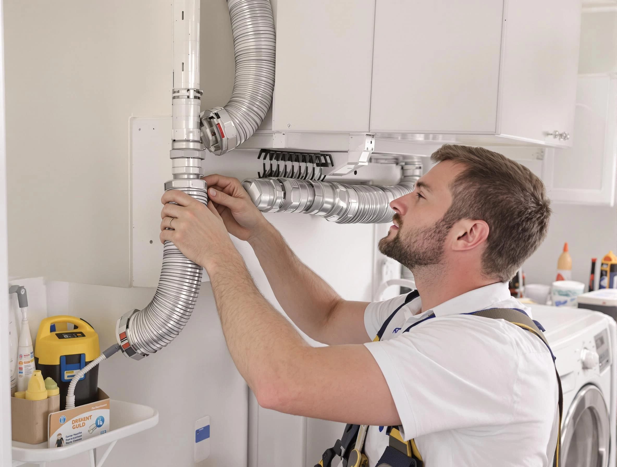 Professional dryer vent repair and installation by Meridian Dryer Vent Cleaning in Meridian