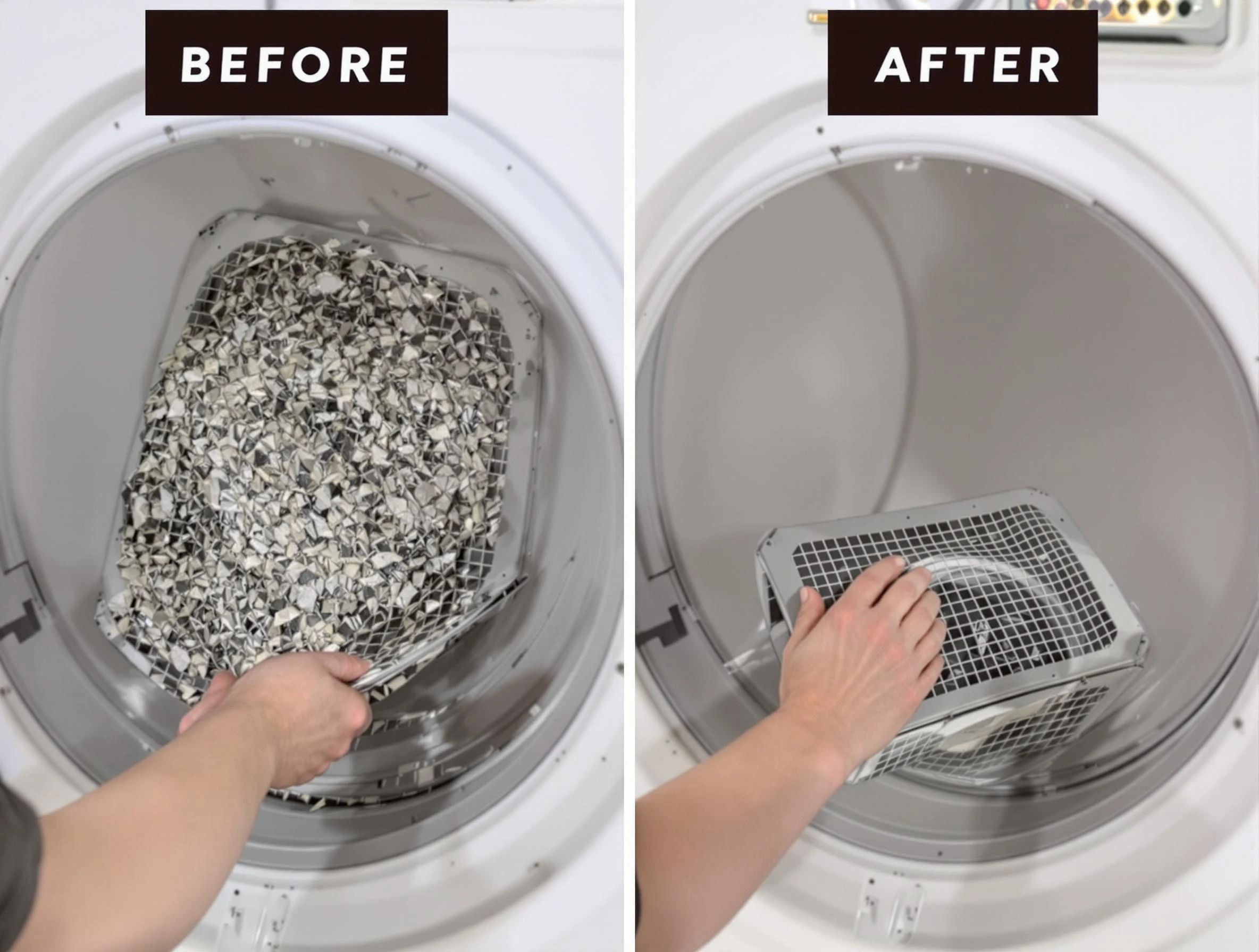 Professional lint trap cleaning by Meridian Dryer Vent Cleaning in Meridian