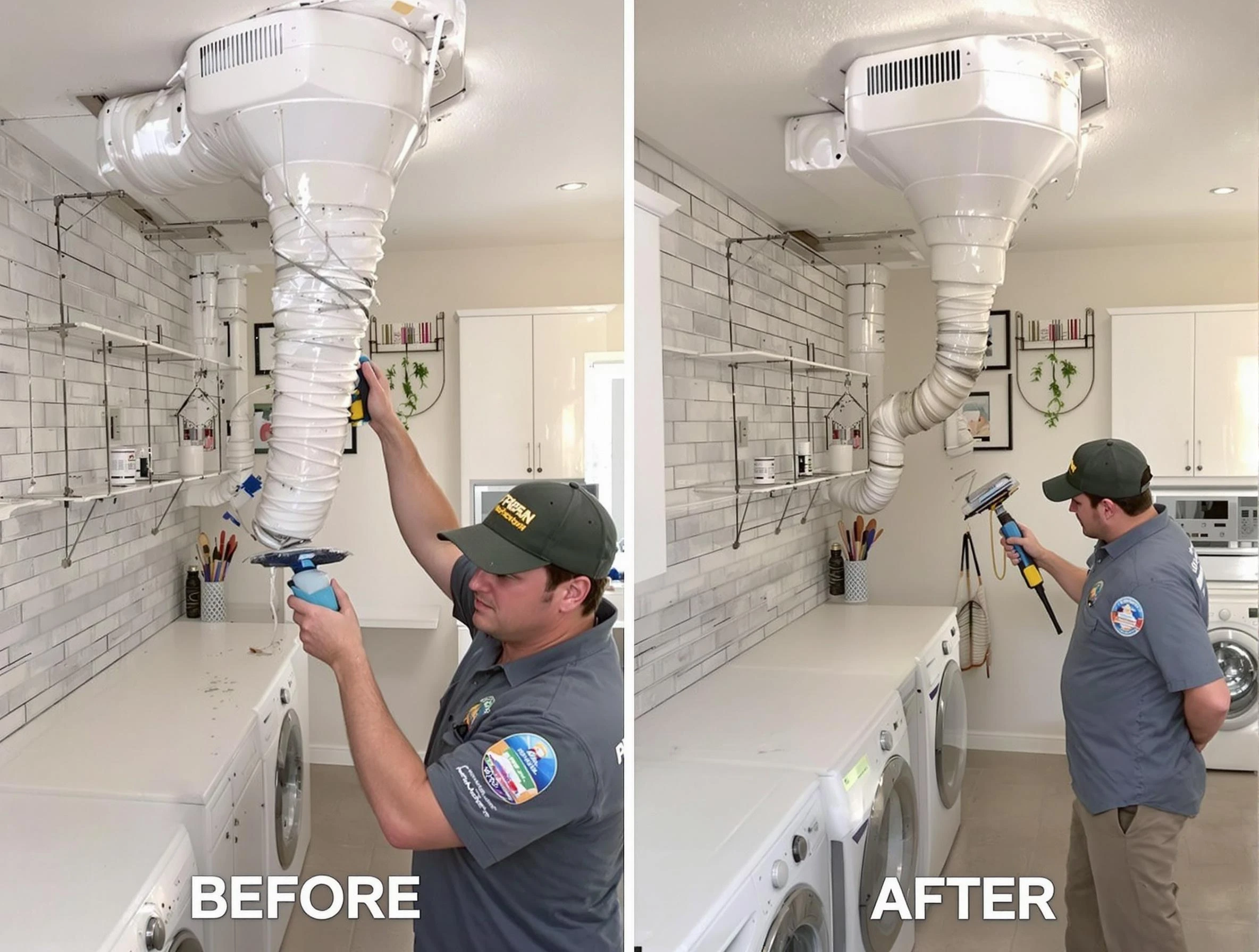 Professional dryer exhaust vent cleaning by Meridian Dryer Vent Cleaning in Meridian